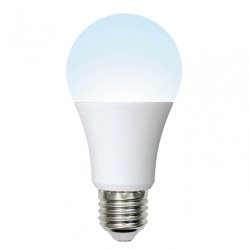 Лампа светодиодная (UL-00002372) Uniel E27 10W 4000K матовая LED-A60-10W/NW/E27/FR/MB PLM11WH