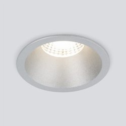 Встраиваемый светильник Elektrostandard 15266/LED 7W 4200K серебро (a055720)