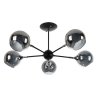 Люстра на штанге Arte lamp Lagos с поддержкой Алиса A2708PL-5BK-A