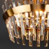 Потолочная люстра Eurosvet Steccato 10111/5 золотая бронза / прозрачный хрусталь Strotskis (a047846)