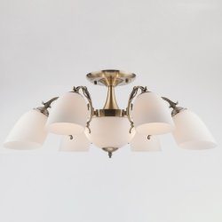 Подвесная люстра Eurosvet 22010/6+2 античная бронза