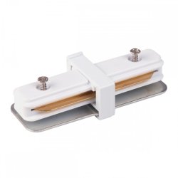 Коннектор прямой для однофазного шинопровода Elektrostandard TRC-1-1-I-WH / Коннектор прямой для однофазного шинопровода (белый) (a039598)