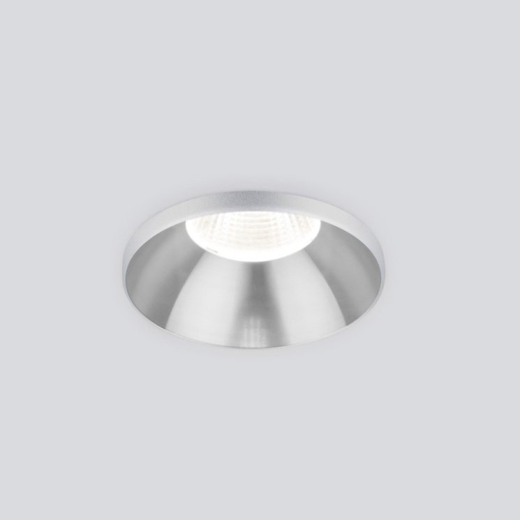 Встраиваемый светодиодный светильник Elektrostandard Nuta 25026/LED 7W 4200K SL серебро (a056782)