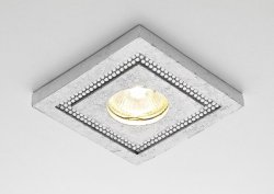 Встраиваемый светильник Ambrella light D3850 SL серебро MR16