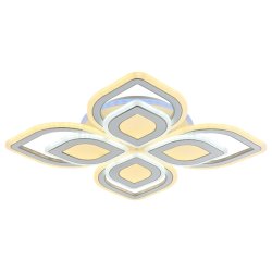 Светодиодная диммируемая люстра с ПДУ Profit Light 8071/4 WHT B 221W+8W RGB