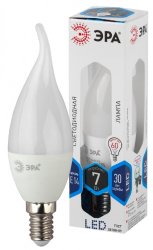 Светодиодная лампа E14 7W 4000К (белый) Эра LED BXS-7W-840-E14 (Б0028483)