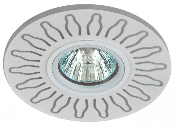 Встраиваемый светильник c LED подсветкой Эра DK LD31 WH (Б0036500)