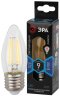 Лампа светодиодная ЭРА E27 9W 4000K прозрачная F-LED B35-9w-840-E27 Б0046997