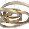 Светодиодная люстра с пультом ДУ Indigo Pleiade 14002/3P Gold