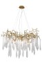 Подвесная люстра Crystal Lux REINA SP8 D1000 GOLD PEARL