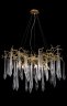 Подвесная люстра Crystal Lux REINA SP8 D1000 GOLD PEARL
