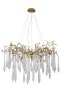 Подвесная люстра Crystal Lux REINA SP8 D1000 GOLD PEARL