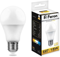 Лампа светодиодная Feron LB-94 Шар E27 15W 2700K 25628
