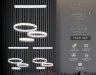 Подвесная диммируемая люстра с пультом ДУ Ambrella light FA6161 WH