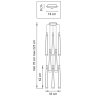 Подвесная люстра Lightstar Meta Duovo 807087