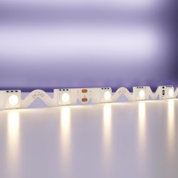 5м. Светодиодная лента теплого цвета, 3000К, 12W, 24V, 60LED, IP20  Led strip 20044