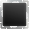 Выключатель одноклавишный проходной (черный матовый) Werkel W1112008
