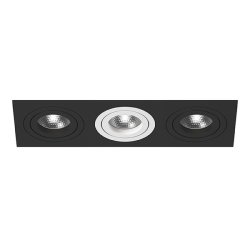 i537070607 Встраиваемый точечный светильник Intero 16 Triple Quadro Lightstar (комплект из 217537+217607+217606+217607)
