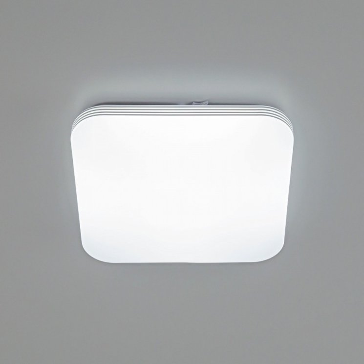 Потолочный светодиодный светильник с пультом ДУ (инфракрасный) и RGB подсветкой Citilux Симпла CL714K330G