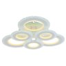 Светодиодная диммируемая люстра с ПДУ Profit Light 8081/3+3 WHT 216W+7W RGB