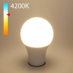 Светодиодная лампа E27 10W 4200K (белый) Elektrostandard Classic LED D 10W 4200K E27 А60 (BLE2761) с датчиком освещенности и движения (a058928)