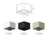 Корпус светильника накладной для насадок 70*70mm Ambrella light Diy Spot C7832