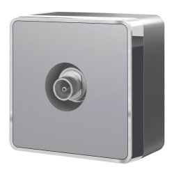 ТВ-розетка оконечная (серебряный) Gallant Werkel W5083006 (a052778)