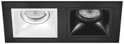 D5270607 Встраиваемый точечный светильник Domino Quadro Lightstar (комплект из 214527+214506+214507)