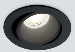 Встраиваемый светильник Elektrostandard 15267/LED 7W 4200K черный (a055722)