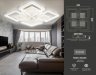 Потолочная диммируемая люстра с пультом ДУ Ambrella light Original FA4283