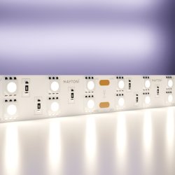 5м. Светодиодная лента белого цвета 5050, 4000К, 28,8W, 24V, 60LED/m, IP20 Led strip 20035