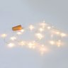 1м. Электрогирлянда ''Пробка'' на батарейках (теплый) 10LED IP20 Vegas 55128