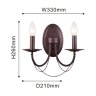Бра F-Promo Plini с лампочками 2590-2W+Lamps E14 Свеча