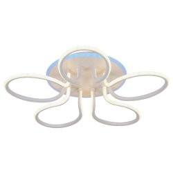 Потолочная светодиодная люстра с пультом ДУ Profit Light 6049/5 WHT