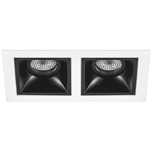 D5260707 Встраиваемый точечный светильник Domino Quadro Lightstar (комплект из 214526+214507+214507)
