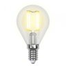 Филаментная лампа E14 6W 4000K (белый) Air Uniel LED-G45-6W-NW-E14-CL GLA01TR (UL-00002207)
