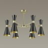 Люстра на штанге с лампочками Lumion Quinn 3662/6C+Lamps E14 Свеча
