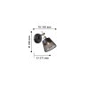 Бра с лампочкой F-Promo Eget 2197-1W+Lamps E14 P45
