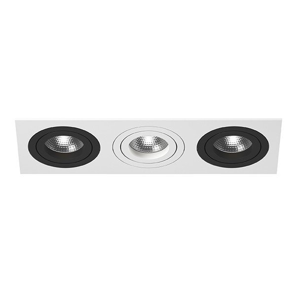i536070607 Встраиваемый точечный светильник Intero 16 Triple Quadro Lightstar (комплект из 217536+217607+217606+217607)