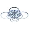 Светодиодная диммируемая люстра с ПДУ Profit Light 8077/8 CHR 256W+11W RGB
