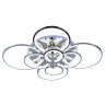 Светодиодная диммируемая люстра с ПДУ Profit Light 8077/8 CHR 256W+11W RGB