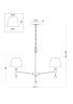 Подвесная люстра Rosemary Freya FR5190PL-05BS2
