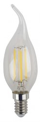 Лампа светодиодная филаментная ЭРА E14 9W 4000K прозрачная F-LED BXS-9W-840-E14 Б0047005