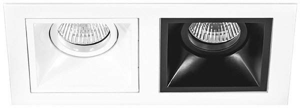 D5260607 Встраиваемый точечный светильник Domino Quadro Lightstar (комплект из 214526+214506+214507)