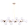 Люстра на штанге Arte Lamp Bolla-piccolo с поддержкой Алиса A3988SP-16AB-A