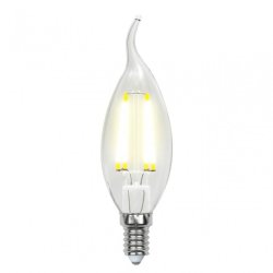 Филаментная светодиодная лампа E14 6W 4000K (белый) Air Uniel LED-CW35-6W-NW-E14-CL GLA01TR (UL-00002229)