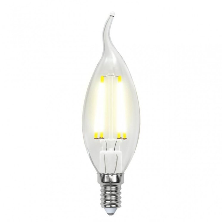 Филаментная светодиодная лампа E14 6W 4000K (белый) Air Uniel LED-CW35-6W-NW-E14-CL GLA01TR (UL-00002229)