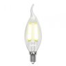 Филаментная светодиодная лампа E14 6W 4000K (белый) Air Uniel LED-CW35-6W-NW-E14-CL GLA01TR (UL-00002229)