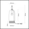 Настольная лампа с лампочкой Odeon Light Bell 4892/1T+Lamps E14 P45