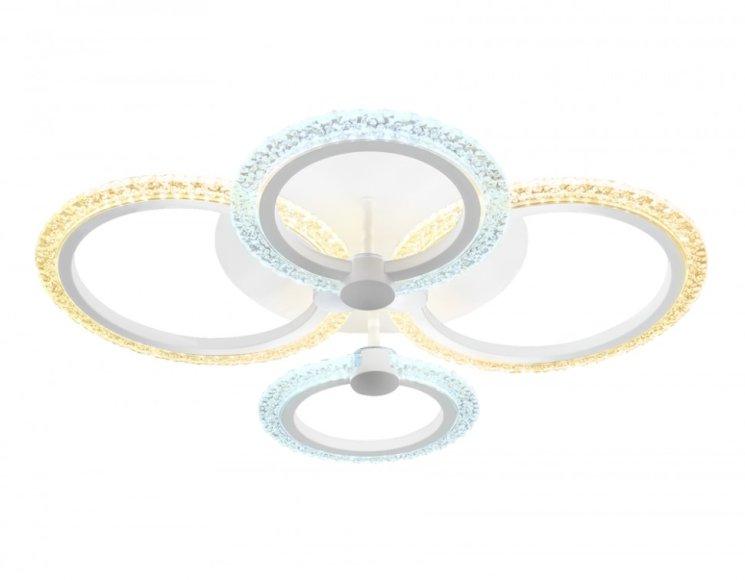 Потолочная светодиодная люстра с пультом ДУ (инфракрасный) Ambrella light Acrylica FA4061